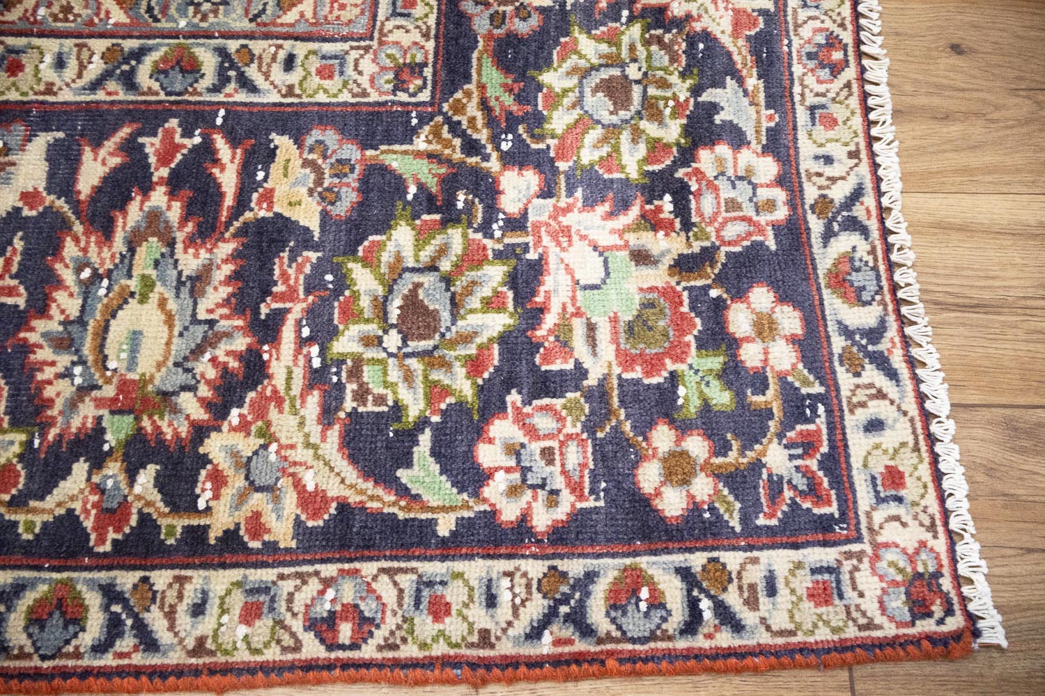 9'1x12'11 Hand Knotted Traditional Floral Oriental Wool Rug - Image 11
