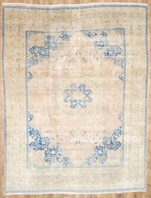 9'5x12'2 Hand Knotted Tribal Floral Oriental Wool Rug