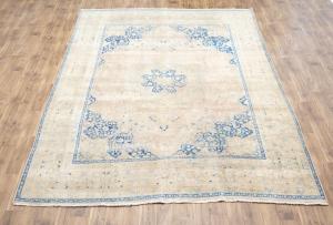 9'5x12'2 Hand Knotted Tribal Floral Oriental Wool Rug