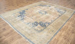 9'5x12'2 Hand Knotted Tribal Floral Oriental Wool Rug