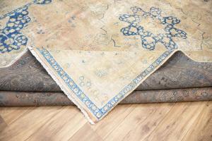 9'5x12'2 Hand Knotted Tribal Floral Oriental Wool Rug