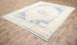 9'5x12'2 Hand Knotted Tribal Floral Oriental Wool Rug