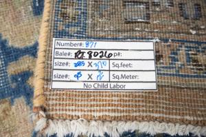 9'5x12'2 Hand Knotted Tribal Floral Oriental Wool Rug