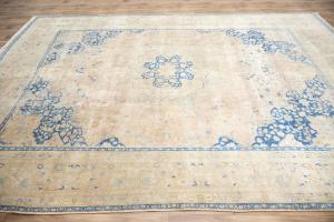 9'5x12'2 Hand Knotted Tribal Floral Oriental Wool Rug