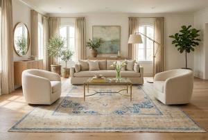 9'5x12'2 Hand Knotted Tribal Floral Oriental Wool Rug