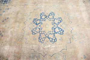9'5x12'2 Hand Knotted Tribal Floral Oriental Wool Rug