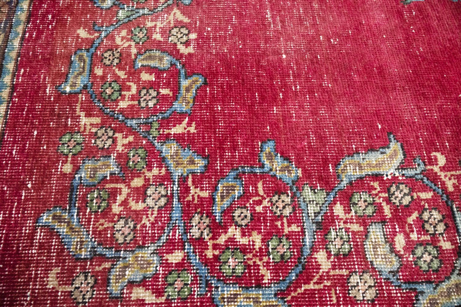 9'7x12'1 Hand Knotted Traditional Floral Oriental Wool Rug - Image 10