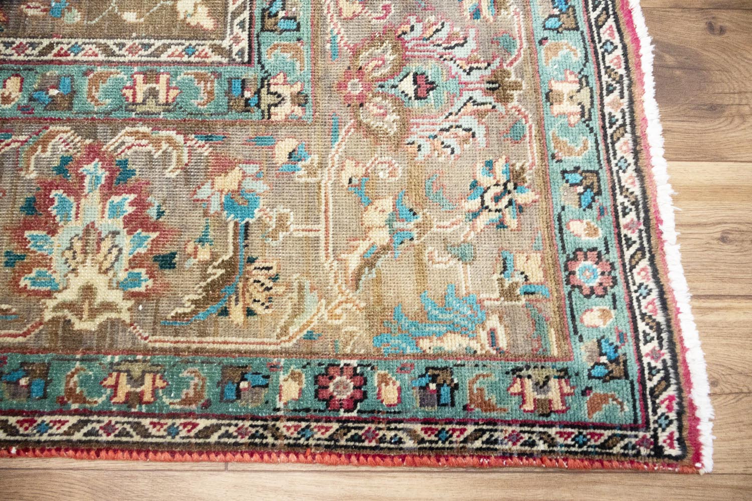 9'8x13'3 Hand Knotted Traditional Floral Oriental Wool Rug - Image 13