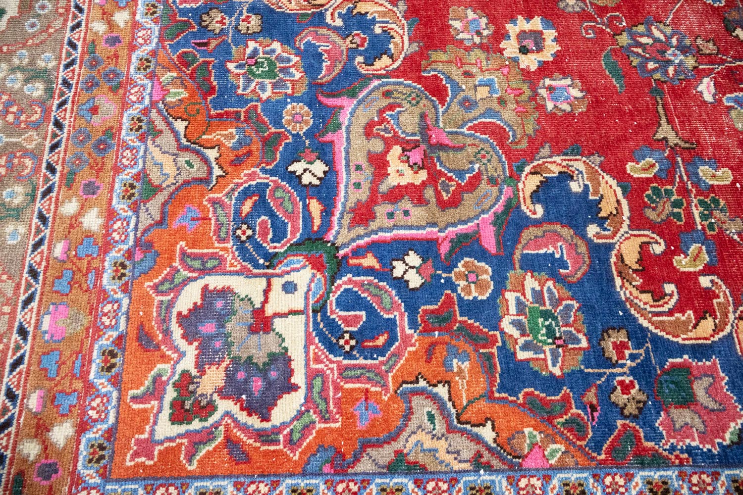 9'8x12'6 Hand Knotted Traditional Floral Oriental Wool Rug - Image 12
