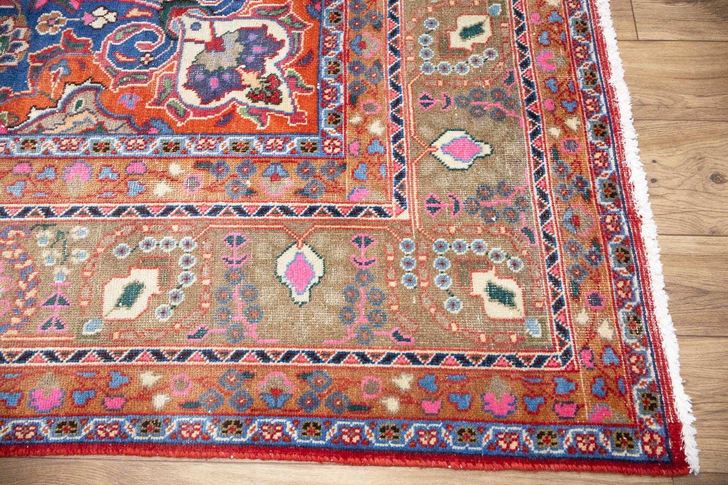 9'8x12'6 Hand Knotted Traditional Floral Oriental Wool Rug - Image 13