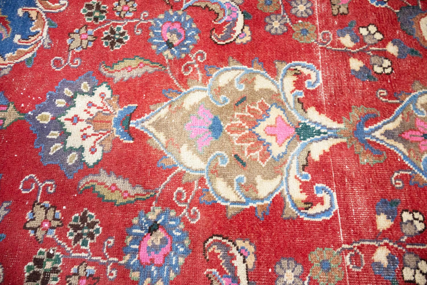 9'8x12'6 Hand Knotted Traditional Floral Oriental Wool Rug - Image 9