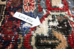 5'0x6'9 Hand Knotted Tribal Geometric Oriental Wool Rug