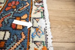 5'3x10'1 Hand Knotted Tribal Geometric Oriental Wool Rug