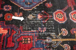 5'2x8'10 Hand Knotted Tribal Geometric Oriental Wool Rug