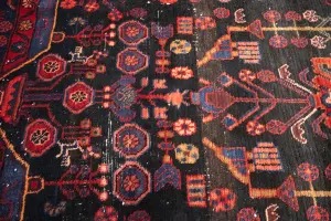 5'2x8'10 Hand Knotted Tribal Geometric Oriental Wool Rug