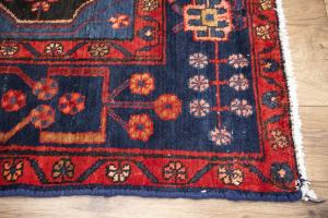 5'2 X 8'10 Hand Knotted Charcoal Floral Orintal Wool rug