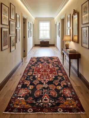 5'2x9'3 Hand Knotted Floral Classic Oriental Wool Rug