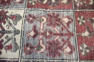 4'9x9'9 Hand Knotted Tribal Geometric Oriental Wool Rug