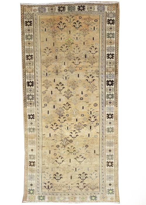 4'8x9'8 Hand Knotted Tribal Floral Oriental Wool Rug