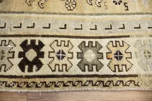 4'8x9'8 Hand Knotted Tribal Floral Oriental Wool Rug