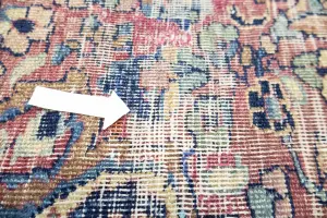 6'3x8'8 Hand Knotted Floral Classic Oriental Wool Rug