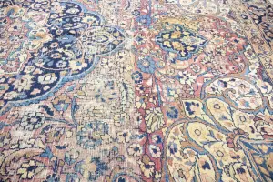 6'3x8'8 Hand Knotted Floral Classic Oriental Wool Rug
