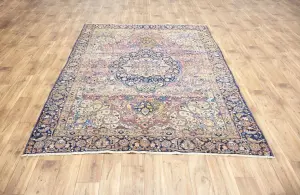 6'3x8'8 Hand Knotted Floral Classic Oriental Wool Rug
