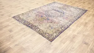 6'3x8'8 Hand Knotted Floral Classic Oriental Wool Rug