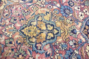 6'3x8'8 Hand Knotted Floral Classic Oriental Wool Rug