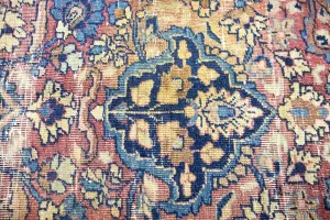 6'3x8'8 Hand Knotted Floral Classic Oriental Wool Rug