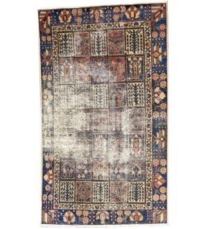 4'6x7'9 Hand Knotted Floral Classic Oriental Wool Rug