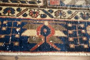 4'6x7'9 Hand Knotted Floral Classic Oriental Wool Rug