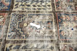 4'6x7'9 Hand Knotted Floral Classic Oriental Wool Rug