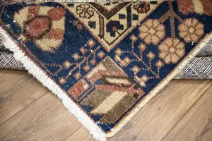 4'6x7'9 Hand Knotted Floral Classic Oriental Wool Rug
