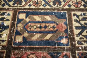 4'6x7'9 Hand Knotted Floral Classic Oriental Wool Rug