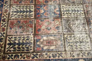 4'6x7'9 Hand Knotted Floral Classic Oriental Wool Rug