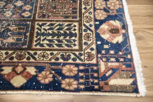 4'6x7'9 Hand Knotted Floral Classic Oriental Wool Rug