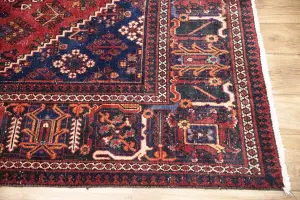 7'0x10'3 Hand Knotted Tribal Geometric Oriental Wool Rug