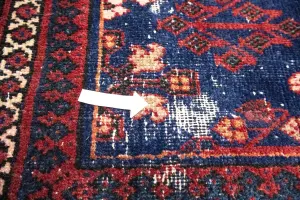 7'0x10'3 Hand Knotted Tribal Geometric Oriental Wool Rug