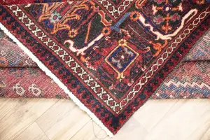 7'0x10'3 Hand Knotted Tribal Geometric Oriental Wool Rug