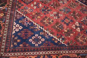 7'0x10'3 Hand Knotted Tribal Geometric Oriental Wool Rug