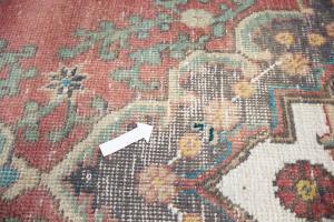 6'4x9'4 Hand Knotted Muted Floral Classic Oriental Wool Rug