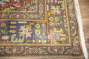 6'6x9'11 Hand Knotted Muted Floral Classic Oriental Wool Rug