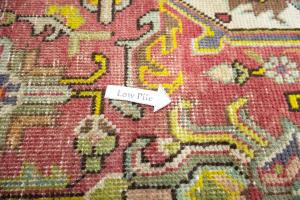 6'6x9'11 Hand Knotted Muted Floral Classic Oriental Wool Rug