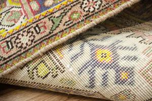 6'6x9'11 Hand Knotted Muted Floral Classic Oriental Wool Rug