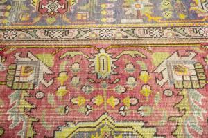 6'6x9'11 Hand Knotted Muted Floral Classic Oriental Wool Rug
