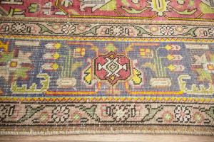 6'6x9'11 Hand Knotted Muted Floral Classic Oriental Wool Rug
