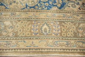 6'3x9'3 Hand Knotted Muted Floral Classic Oriental Wool Rug