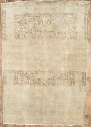 6'7x9'7 Hand Knotted Floral Classic Oriental Wool Rug