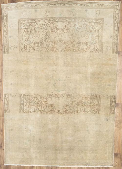 6'7x9'7 Hand Knotted Floral Classic Oriental Wool Rug